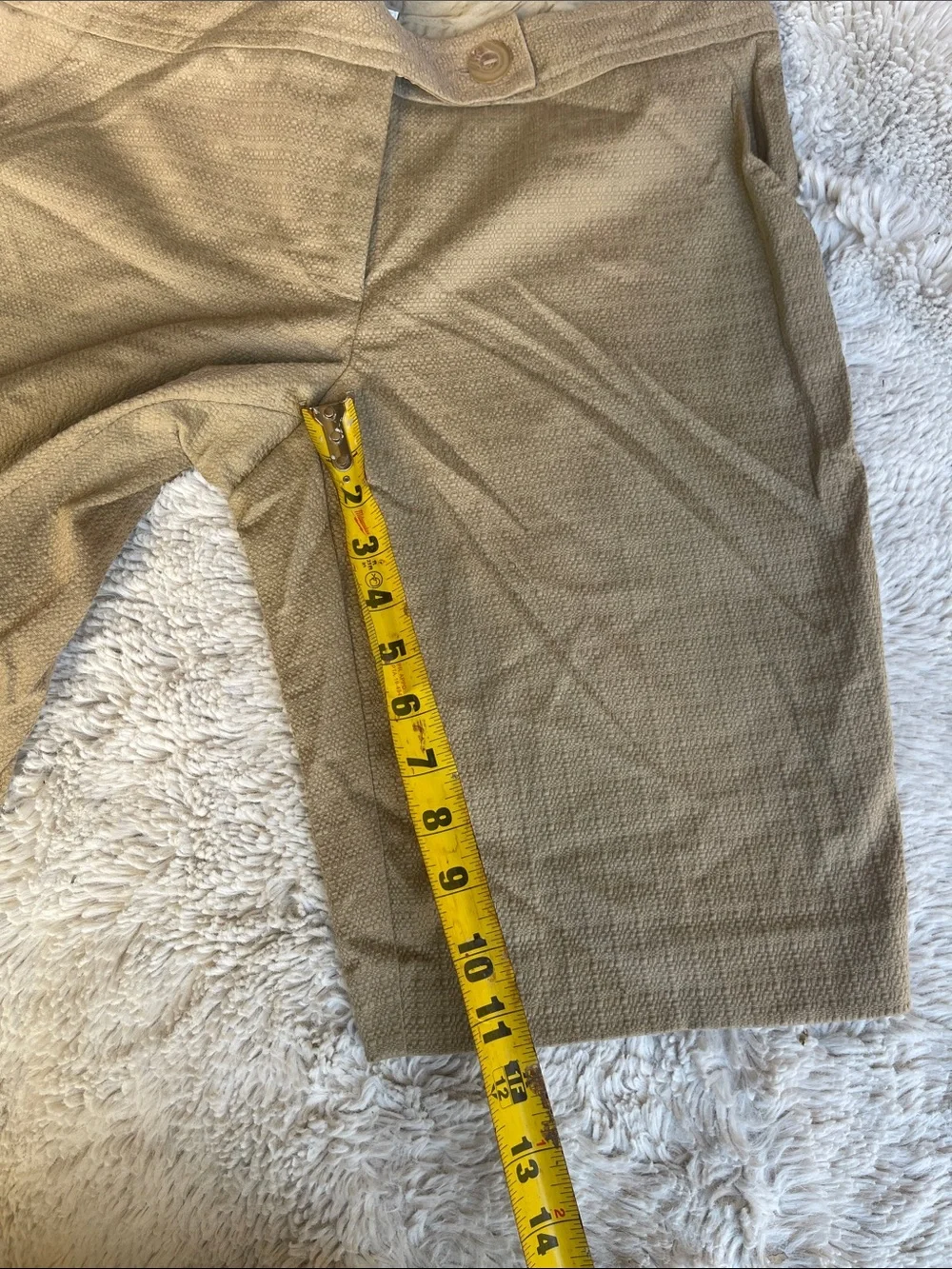 Trina Turk Dress Shorts in Tan Size 8